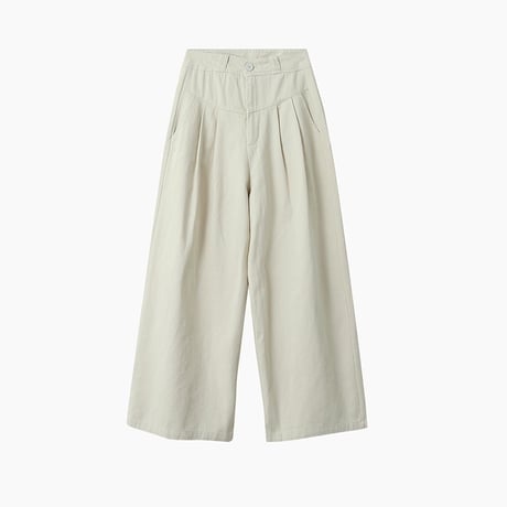 tuck wide pants　/2color  un1782