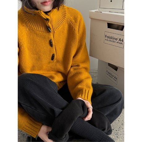 high neck knit /3color　un1715