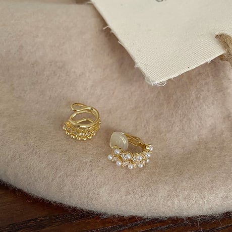 pearl stone ear hook　un1262