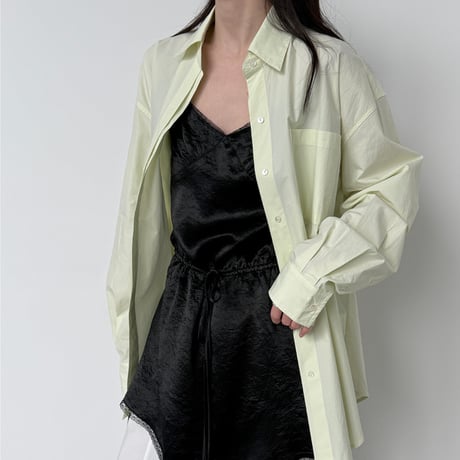 satin layer camisole tunic　/2color  un1987