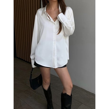 cuffs button shirt /2color　un1344