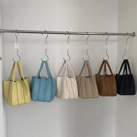 2way square mini bucket bag /6color　un1188