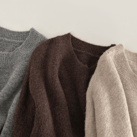 lantern sleeve sweater /3color　UN1504
