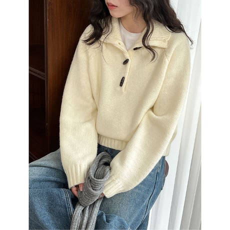 high neck knit /3color　un1715