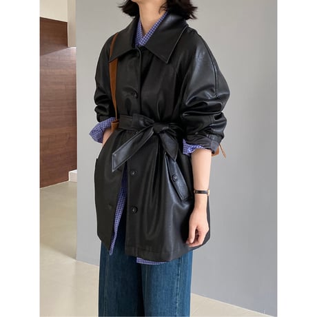 leather jacket /2color　un1513
