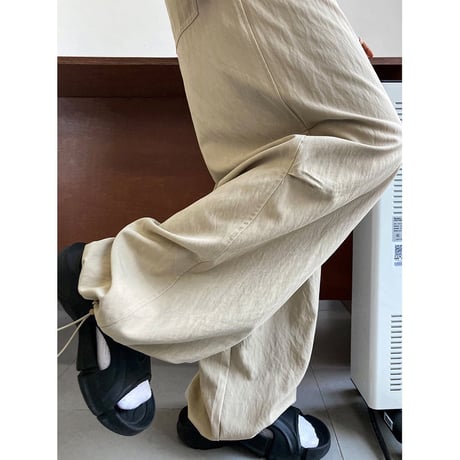 casual wide caego  pants /2color　un1150