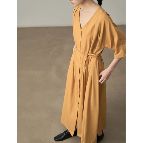 minimal flow long dress　/2color  un1840