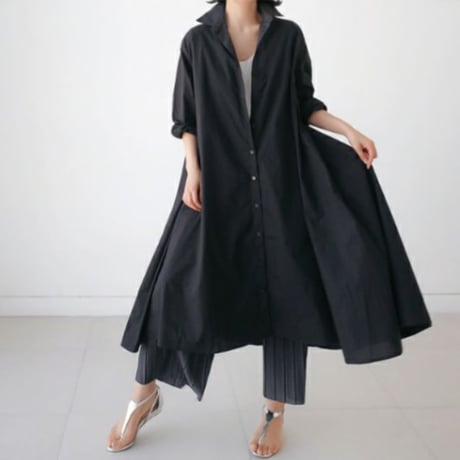 over size shirt one piece /2color　un1356
