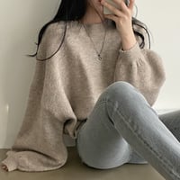lantern sleeve sweater /3color　UN1504