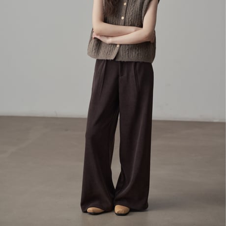 minimal tank & wide pants　/2color　un1834