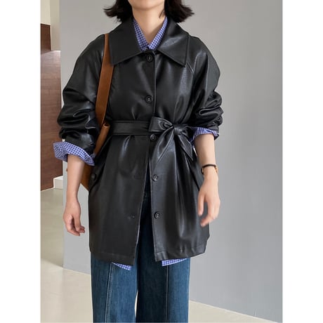leather jacket /2color　un1513
