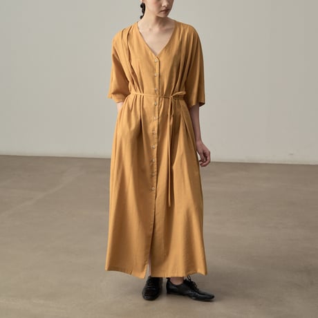 minimal flow long dress　/2color  un1840