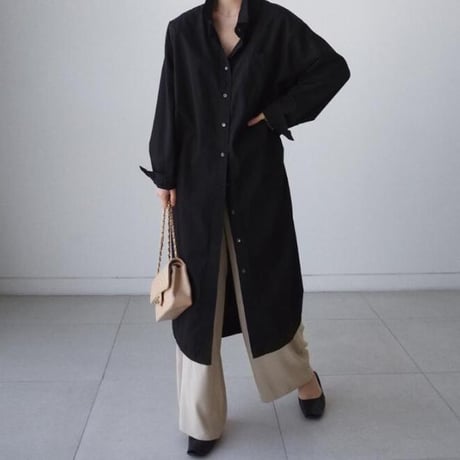 long shirt one piece　un1110