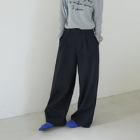 belt wide slacks　/2color  un1780