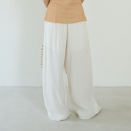 fluid drape pants　/3color　un2073