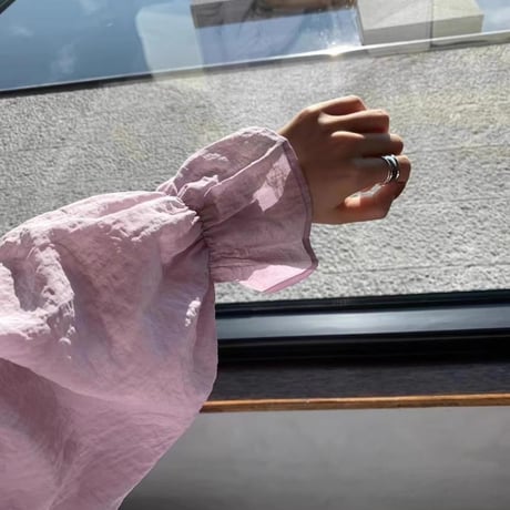 sheer blouse　/2color　un1760