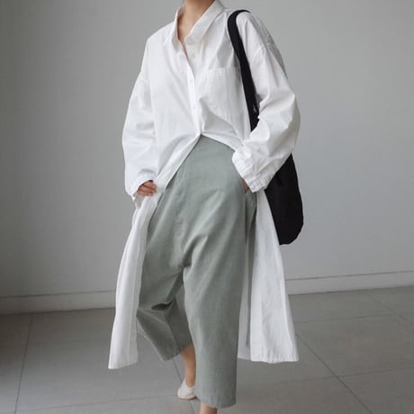 long shirt one piece　un1110