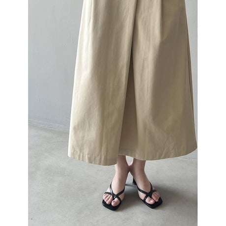 a-line tuck skirt /2color　un1139