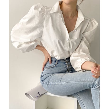 puff sleeve blouse　un1754