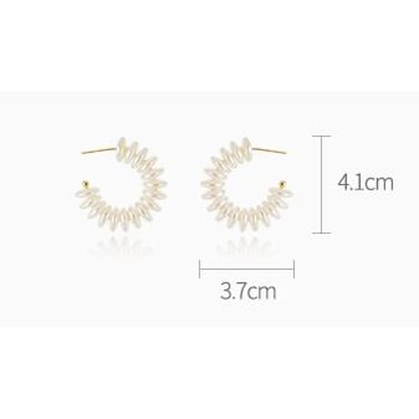 pearl hoop pierce　un1247