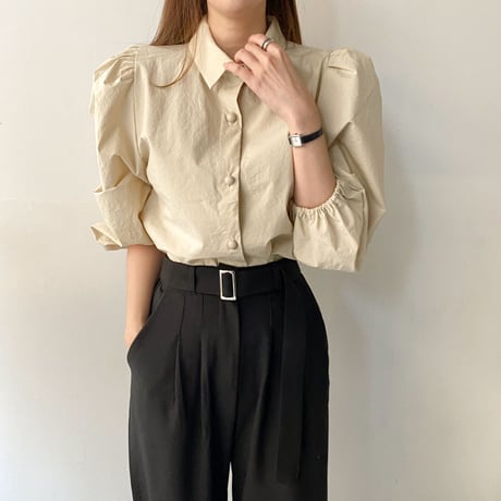 puff sleeve blouse　un1754