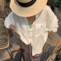 long sleeve shirt /2color　un1033