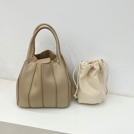2way square mini bucket bag /6color　un1188