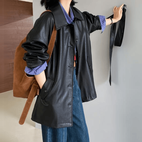 leather jacket /2color　un1513