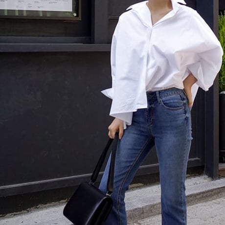 loose silhouette shirt　un1010