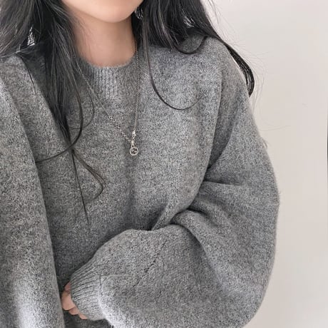 lantern sleeve sweater /3color　UN1504