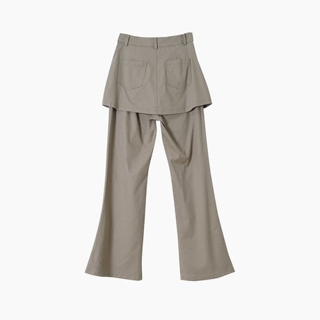 layer skirt pants　/2color  un1776