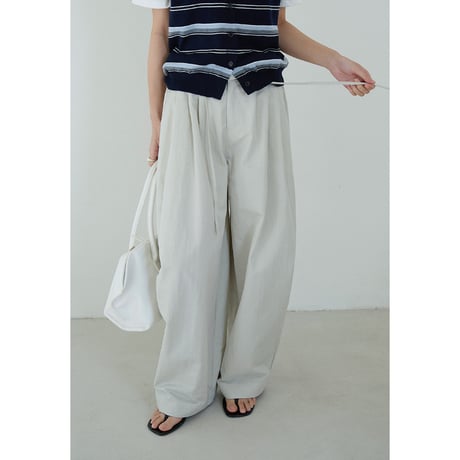Drape Tuck Pants　/3color  un1777