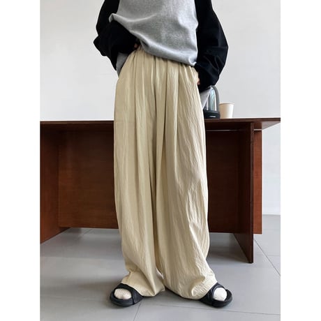 casual wide pants /2color　un1163