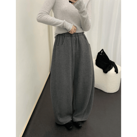 casual scimitar pants /4color　un1627