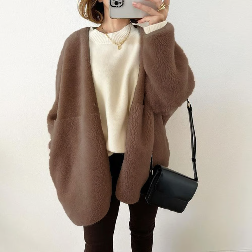 ジャケット・アウター layered collar boa coat layered collar boa coat