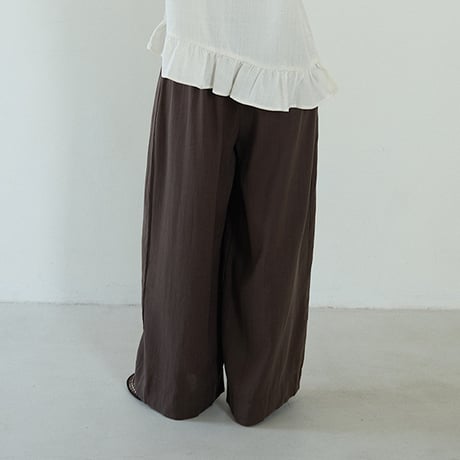 fluid drape pants　/3color　un2073