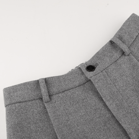 wide A-line pants /3color　un1636