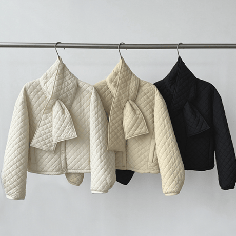 collarless cotton jacket /3color　un1637