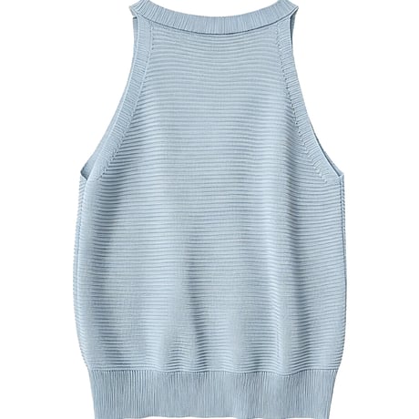 linen touch knit tank　/6color　un2097