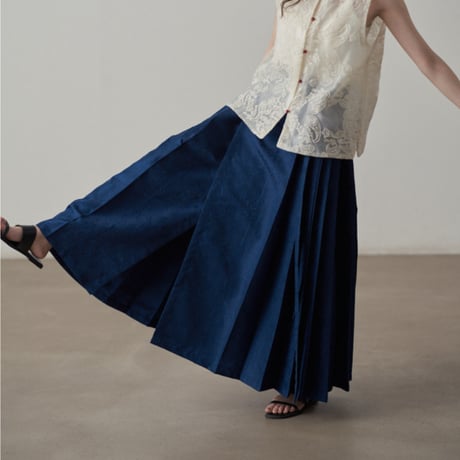 pleated skirt　/2color  un1795