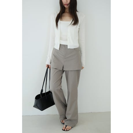 layer skirt pants　/2color  un1776