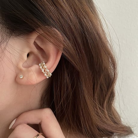 pearl stone ear hook　un1262