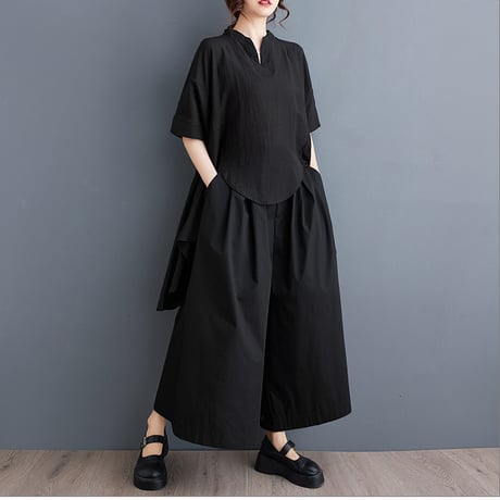 asymmetrical blouse　/4color　un1764