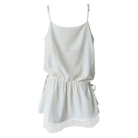 sheer peplum cami　/2color　un2090