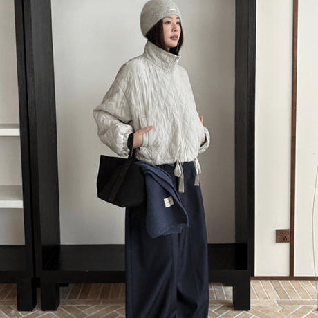 quilted cotton jacket /5color　un1634