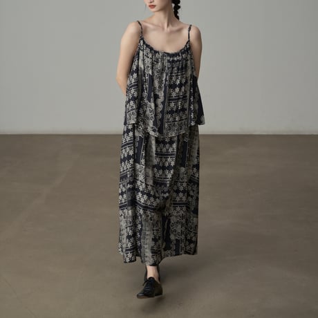 ornament layered dress　un1837