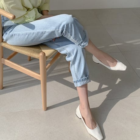 high waist denim pants　un1397