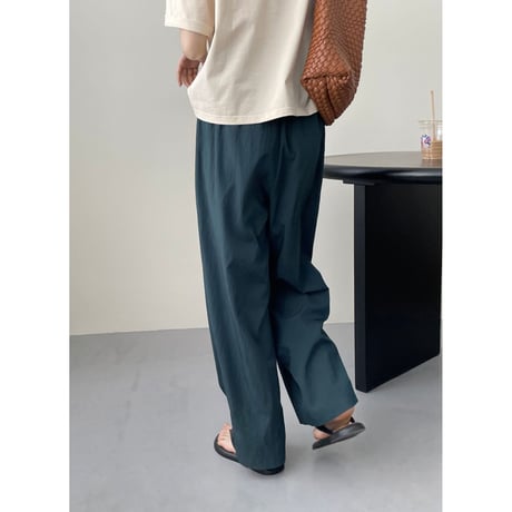 wide leg easy pants /2color　un1155