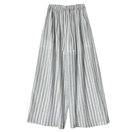 stripe airy wide pants　/2color　un2095