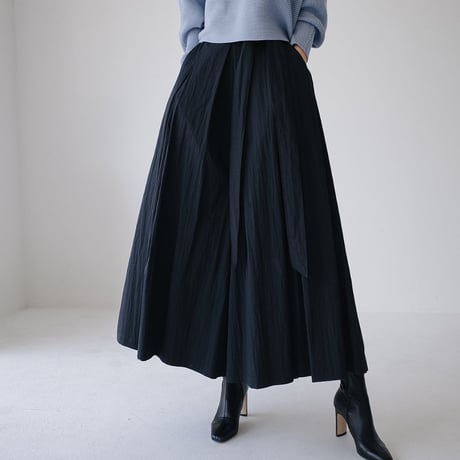 wide ribbon pants /2color　un1166